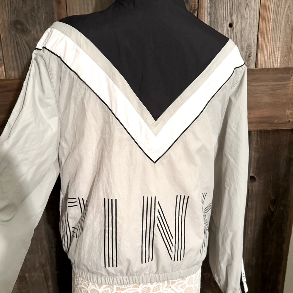 Pink Zip Up Windbreaker Jacket
